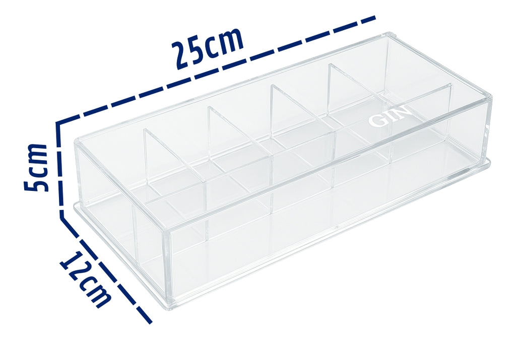 Porta Especiarias Gin Tonica Estojo Acrílico Pote Tempero