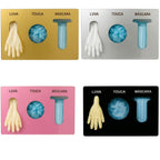 Organizador Luva Touca Máscara Acrílico Dispenser Epi Luxo