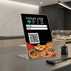 Base Acrilico A5 Porta Retrato Folheto