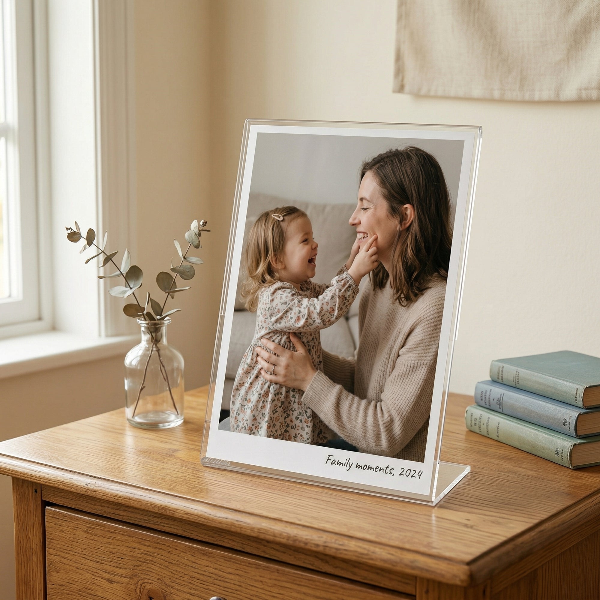 Base Acrilico A6 Porta Retrato Folheto