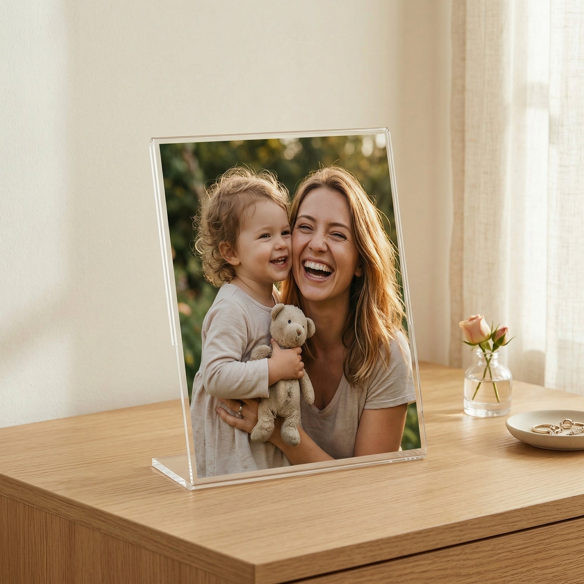 Base Acrilico A6 Porta Retrato Folheto