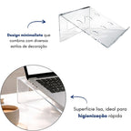 Suporte Notebook Acrílico Computador Ergonômico Apoio Laptop