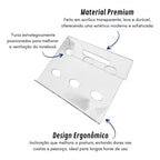 Suporte Notebook Acrílico Computador Ergonômico Apoio Laptop