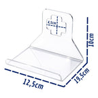 Base Celular Carregador Tomada Parede Suporte Acrílico