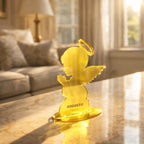 5 Pçs Lembrancinha Anjinho Personalizado Nome Bebê Batizado Enfeite Festa Nascimento Chá Fraldas Presente Criativo Decoração Quarto Menino Menina Detalhes Fofos Original Luxo Exclusivo Tema Angel Coleção Artesanal Elegante Charmoso Inesquecível Recordação