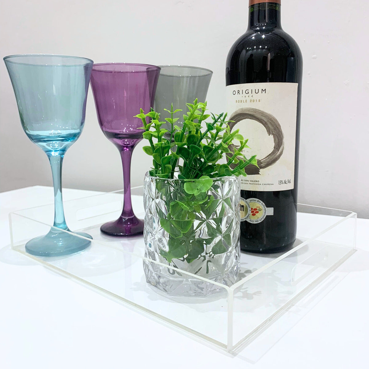 Bandeja Acrilico 28x23 Retangular Decoracao