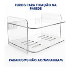 Suporte Roteador Modem Parede Organizador Wifi Tv Box Alexa aparelhos eletrônicos Espaço