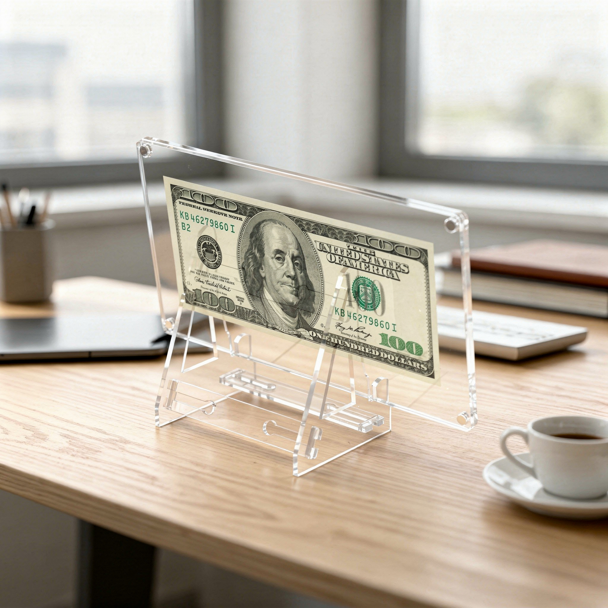 Suporte Expositor Nota Cédula Coleção Antiga Colecionador