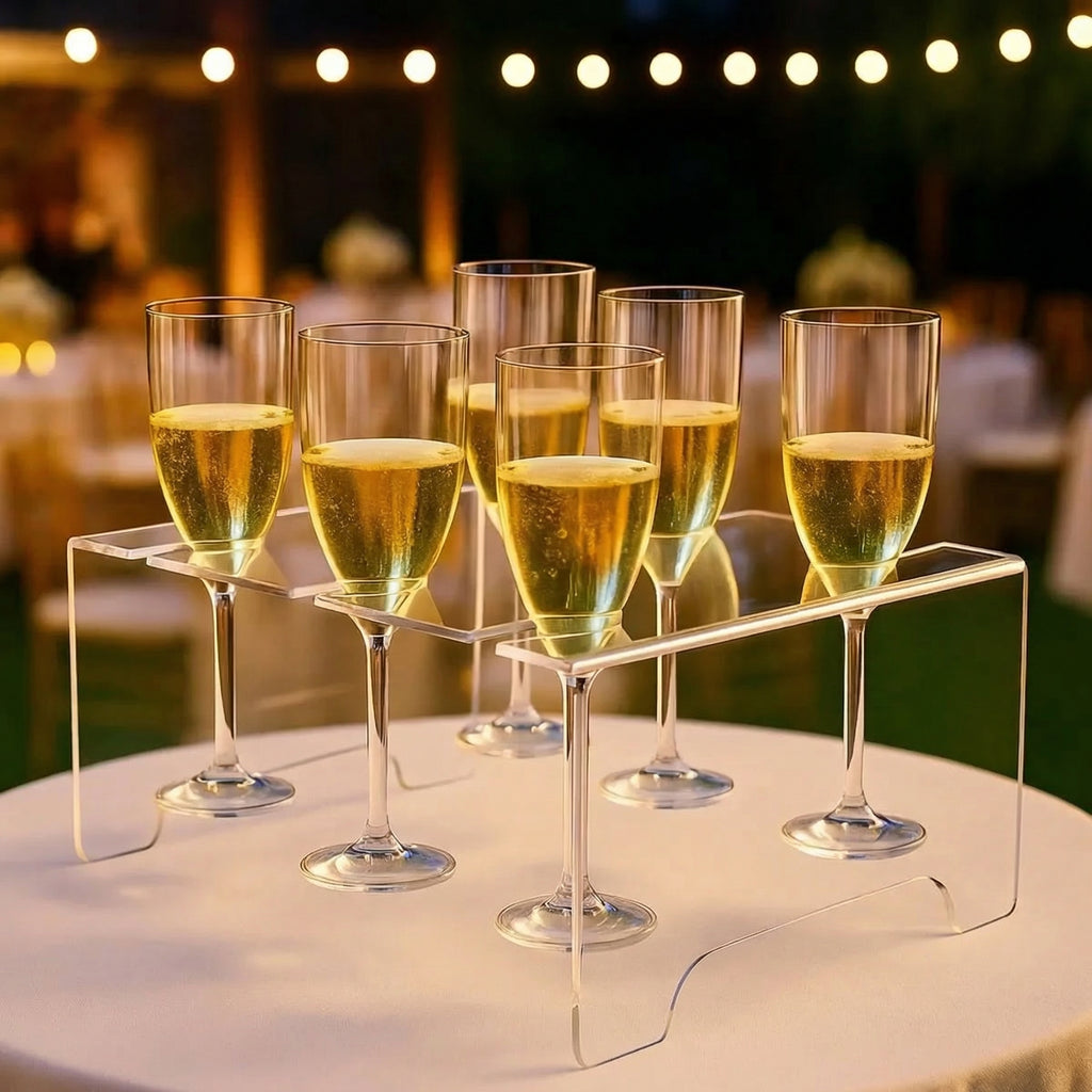 Porta Taças 6 Pç Festa Adega Exposição Organizador Expositor