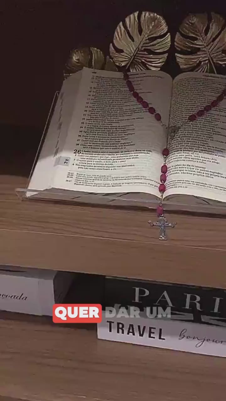Suporte Acrilico Porta Livro Z Médio Biblia Leitura M