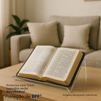 Suporte Acrilico Porta Livro Z Médio Biblia Leitura M