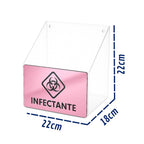 Suporte Caixa Coletora Descarpack 7litros Parede Mesa Balcão