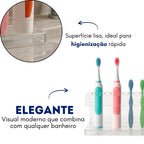 Porta Escova Elétrica em Acrílico - Organização e Estilo