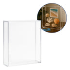 Moldura Caixa Expositora Objetos Lembranças Fotos Box Quadro Vitrine Memórias Ingressos Bebê