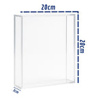 Moldura Caixa Expositora Objetos Lembranças Fotos Box Quadro Vitrine Memórias Ingressos Bebê