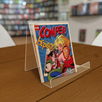 Suporte Vertical em Acrílico P para Livros, Gibis e HQs