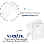 Porta Guardanapo em V de Acrílico - Prático e Sofisticado