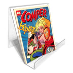 Suporte Vertical em Acrílico P para Livros, Gibis e HQs