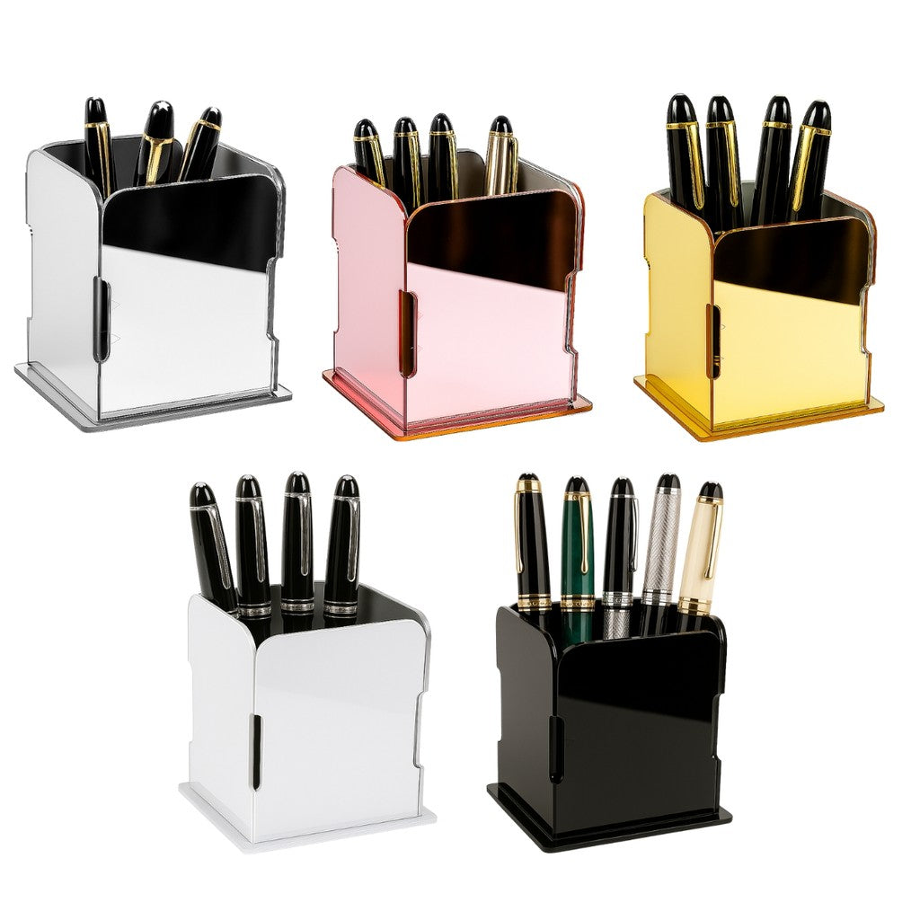 Organizador Porta Canetas Luxo Escritório Consultório Clinica Elegante Decorativo Mesa