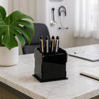 Organizador Porta Canetas Luxo Escritório Consultório Clinica Elegante Decorativo Mesa
