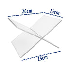 Suporte X Porta Livro Acrilico Cristal Biblia Decoracao Sala