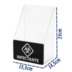 Suporte Caixa Coletora Descarpack 3litros Parede Organizador Resíduos Infectantes