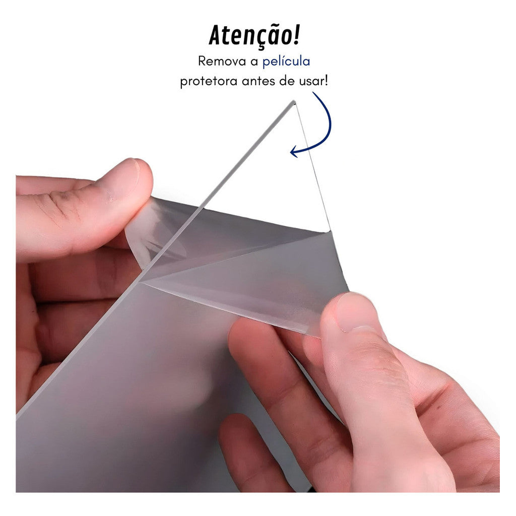 Kit 2 Acrílico Organizador A4 Box Arquivo Papel Caixa Empilhável Mesa Escritório Folhas