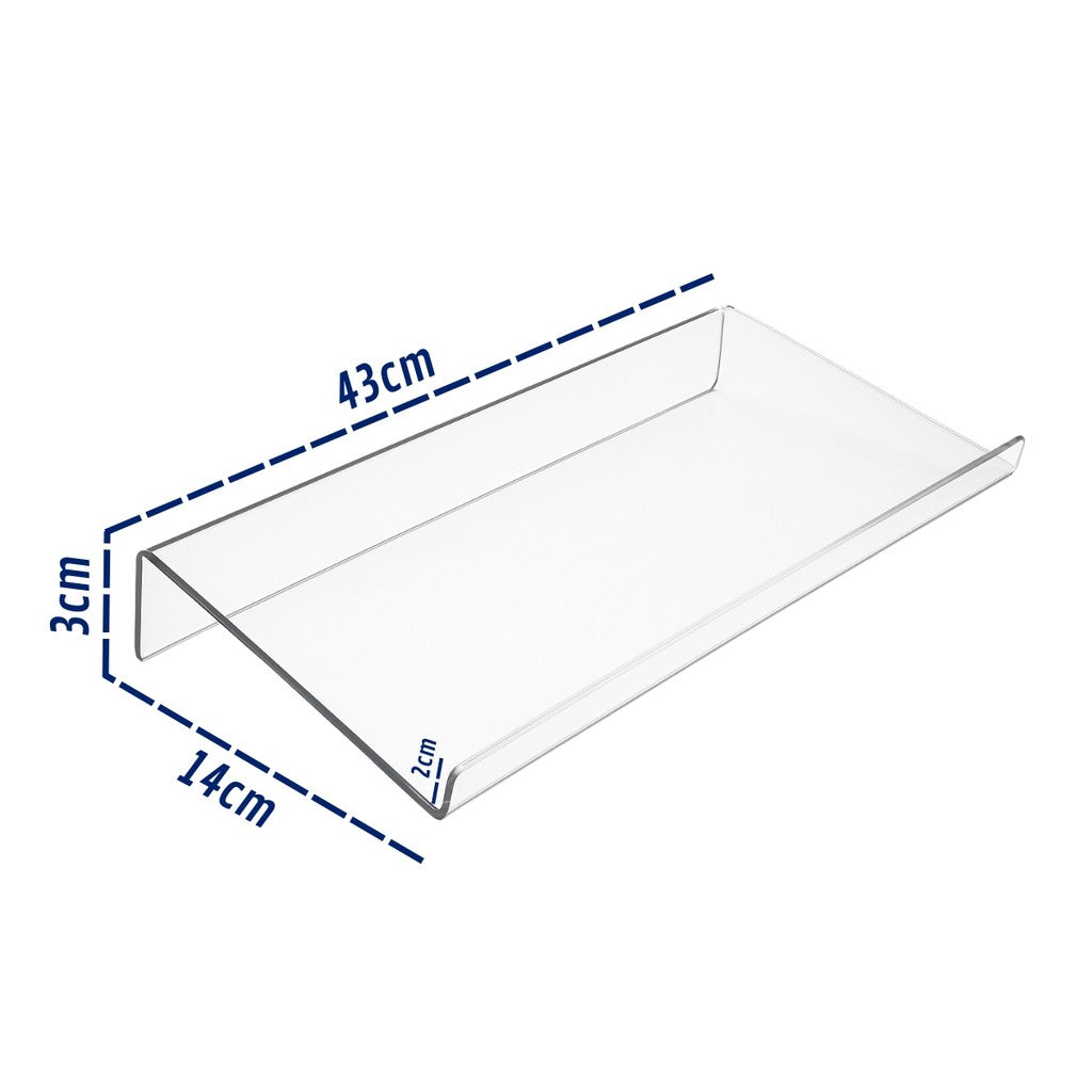 Kit 2 Suporte Teclado Acrílico Informática Design Ergonômico Confortável Escritório Elevado