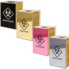 Suporte Descarpack 3L Caixa Coletora Parede Mesa Balcão Resíduos Infectantes Descarte Biológicos