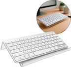Kit 2 Suporte Teclado Acrílico Informática Design Ergonômico Confortável Escritório Elevado