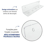 Porta 5 Tesouras Acrilico Transparente Horizontal