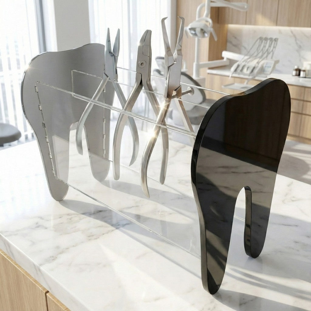 Porta Alicate Dentista Acrílico Suporte Instrumentos