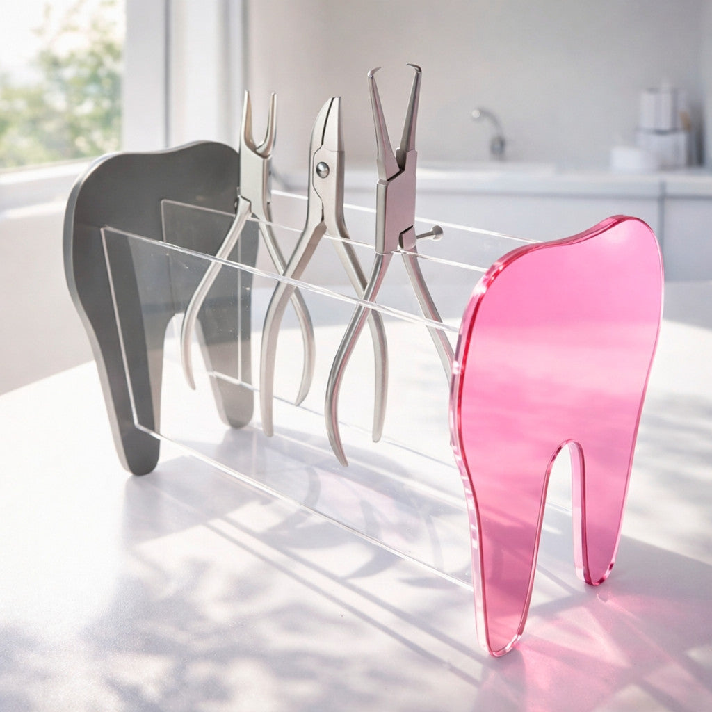 Porta Alicate Dentista Acrílico Suporte Instrumentos