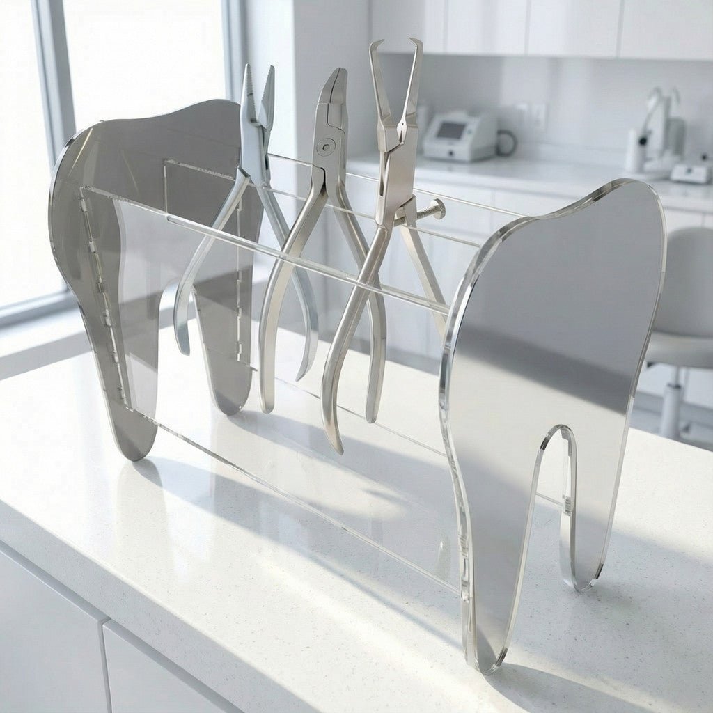 Porta Alicate Dentista Acrílico Suporte Instrumentos