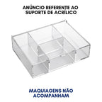 Organizador Maquiagem Tampa Porta Cosméticos Suporte