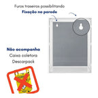 Suporte Caixa Coletora Descarpack 7L Parede Mesa Balcão Resíduos Tóxico Descarte Biológicos