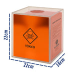 Suporte Caixa Coletora Descarpack 7L Parede Mesa Balcão Resíduos Tóxico Descarte Biológicos