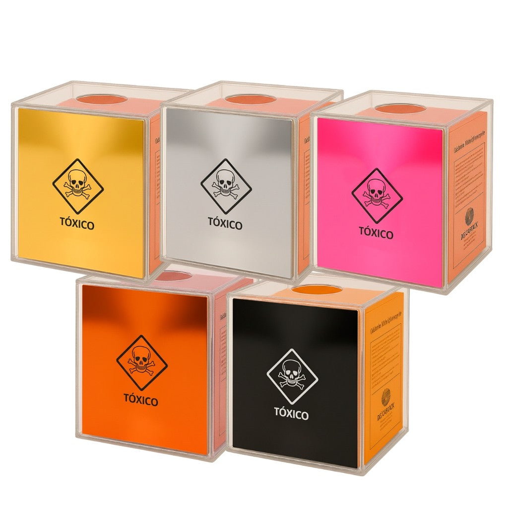 Suporte Caixa Coletora Descarpack 7L Parede Mesa Balcão Resíduos Tóxico Descarte Biológicos