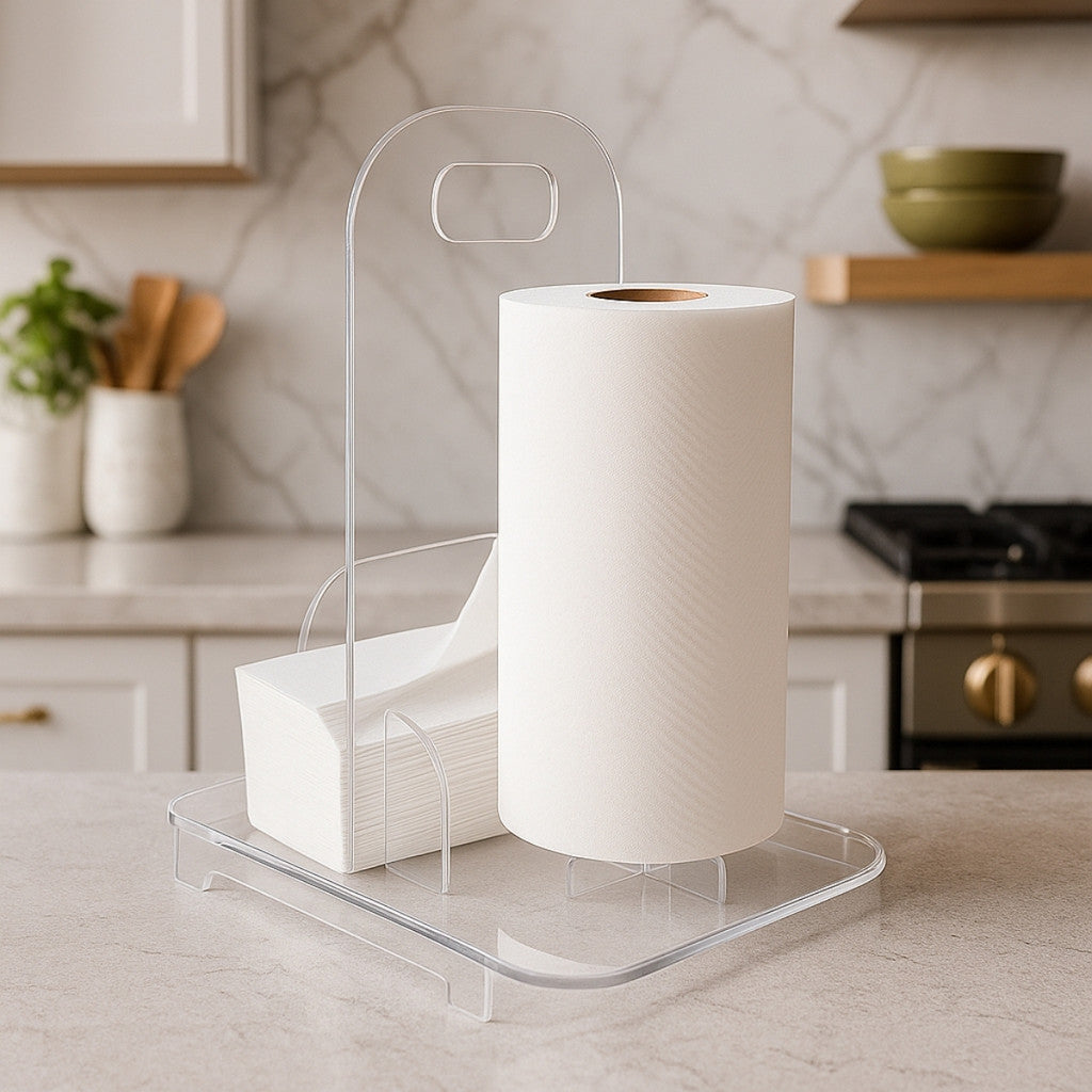 Suporte Papel Toalha Guardanapo Lenço Mão Cozinha Bancada Restaurante Estabelecimento