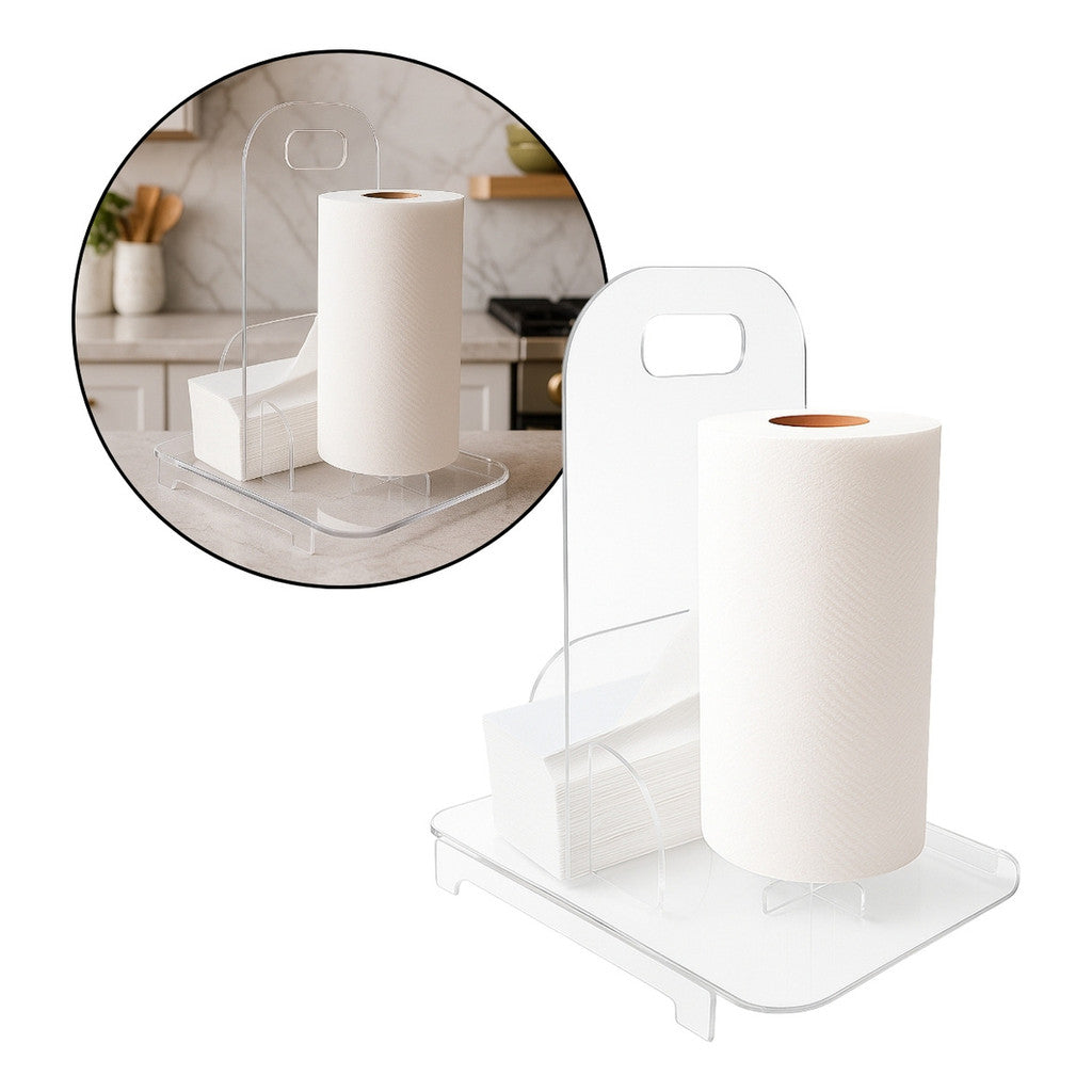 Suporte Papel Toalha Guardanapo Lenço Mão Cozinha Bancada Restaurante Estabelecimento