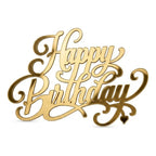 Palavra Happy Birthday Topper Bolo Placa Parede Aniversario Festa