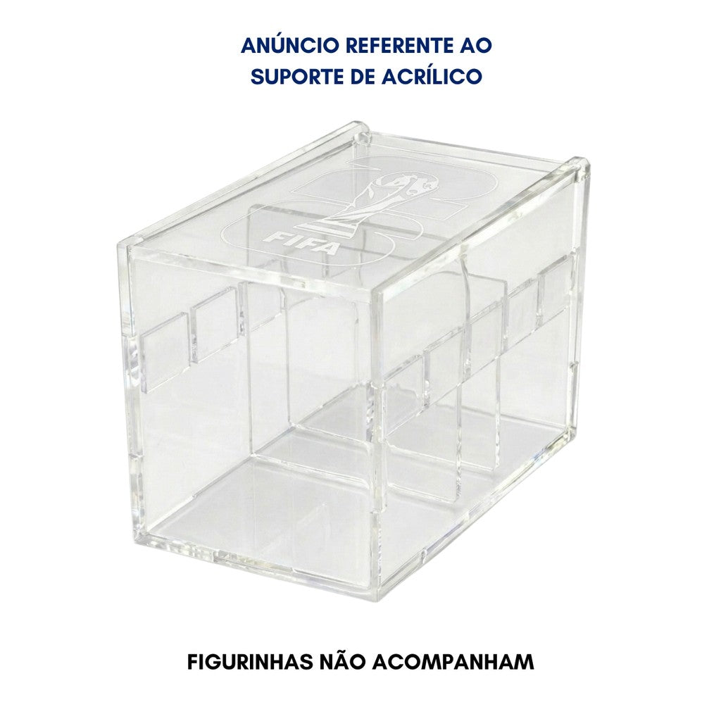 Organizador Figurinhas Copa Mundo 2026 Porta Case Estojo Coleção