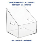 Suporte Discos Vinil LP Organizador Expositor Portátil Mesa Display