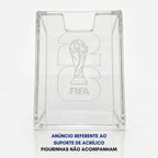Porta Figurinhas Copa Mundo 2026 Case Organizador Estojo Coleção