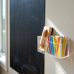 Suporte Apagador Giz Lousa Quadro Escolar Parede Organizador Sala Aula Professor Infantil