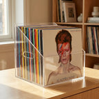 Suporte Discos Vinil LP Organizador Expositor Portátil Mesa Display