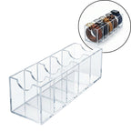 Suporte Expositor 5 Cintos Organizador Divisórias Armário Closet Loja Balcão Organizar