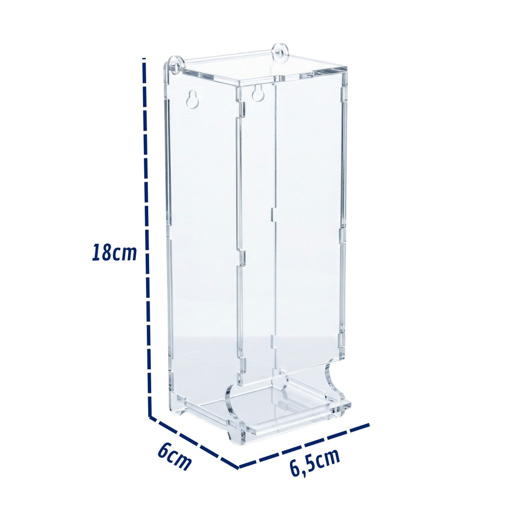 Suporte Organizador Absorvente Interno Lavabo Banheiro Porta Feminino Transparente