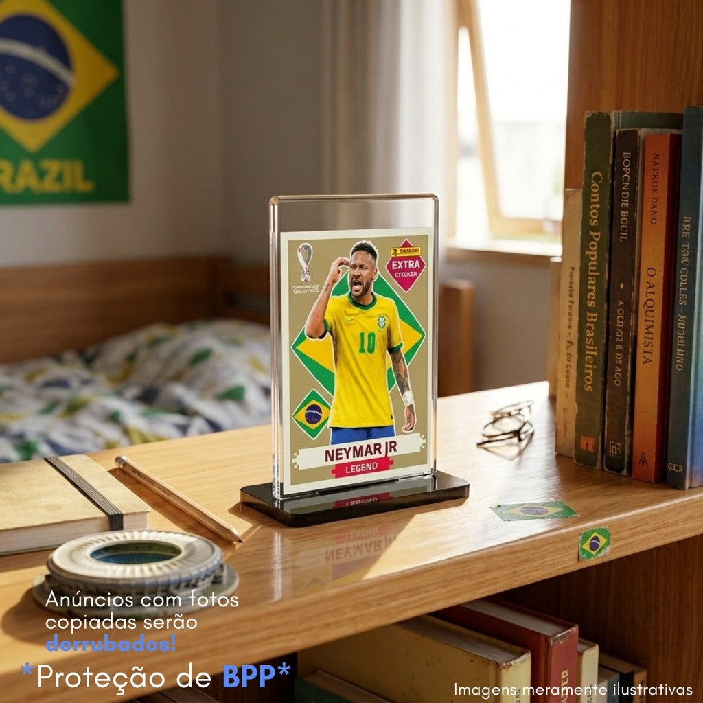 Expositor Figurinha Copa Mundo Suporte Colecionador Display