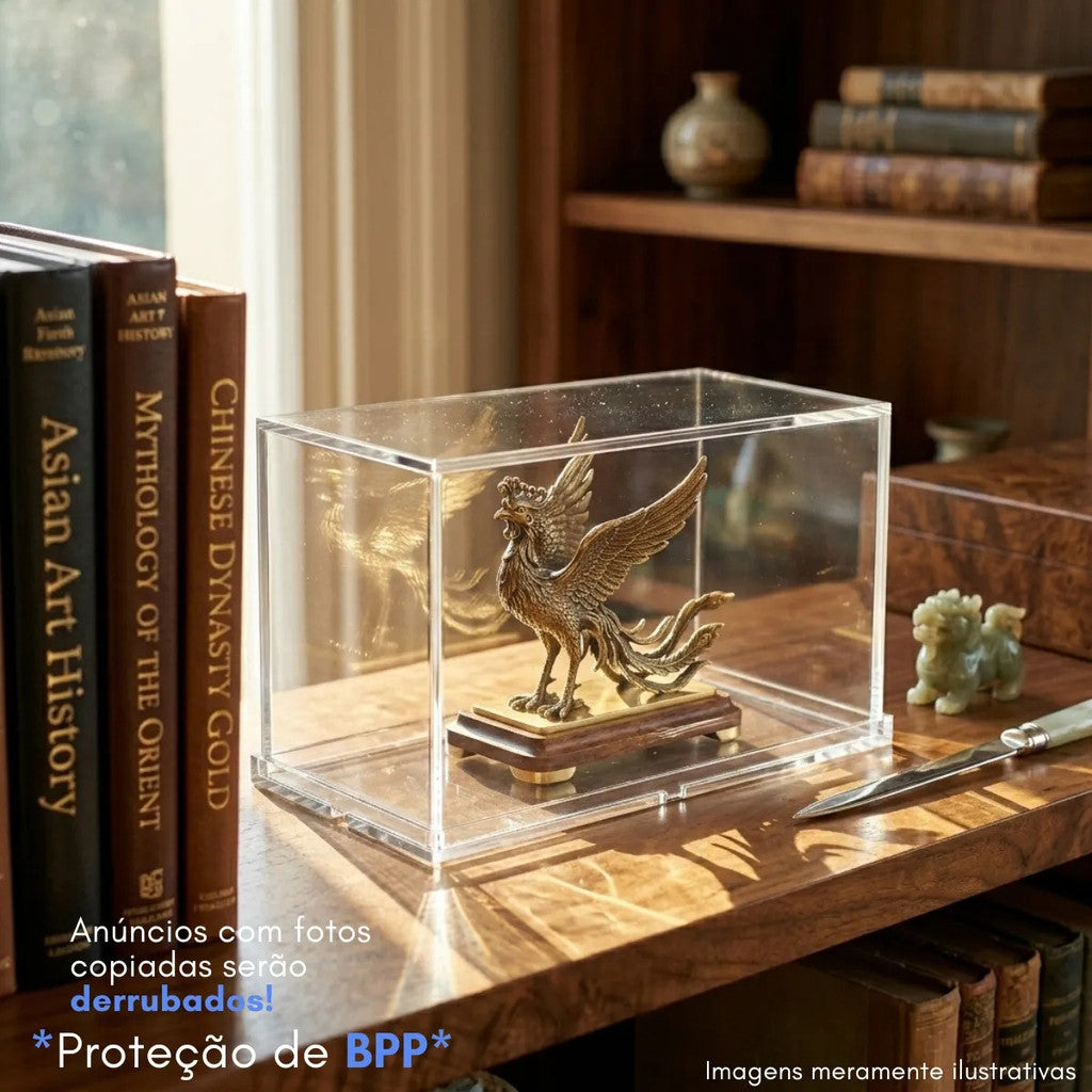 Cúpula Redoma Expositor Miniaturas Colecionáveis Decoração
